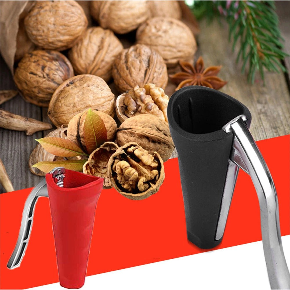 Premium Stainless Steel Nutcracker Tool with Ergonomic Non-Slip Handles for Effortless Cracking and Easy Grip