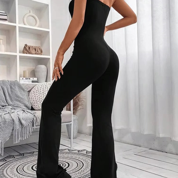Women's Casual Summer Jumpsuit Pants - Adjustable Waist, Slim Fit, Stylish & Comfortable