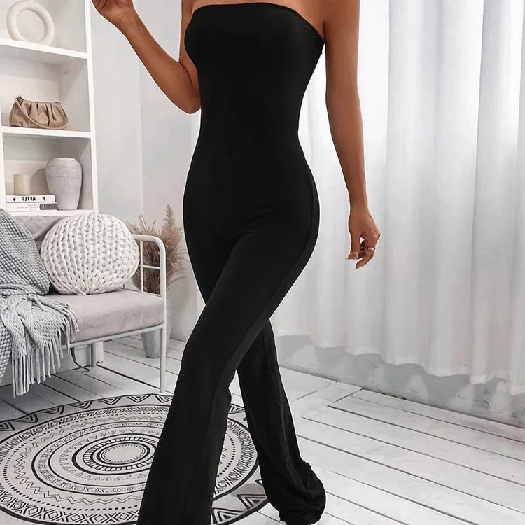 Women's Casual Summer Jumpsuit Pants - Adjustable Waist, Slim Fit, Stylish & Comfortable
