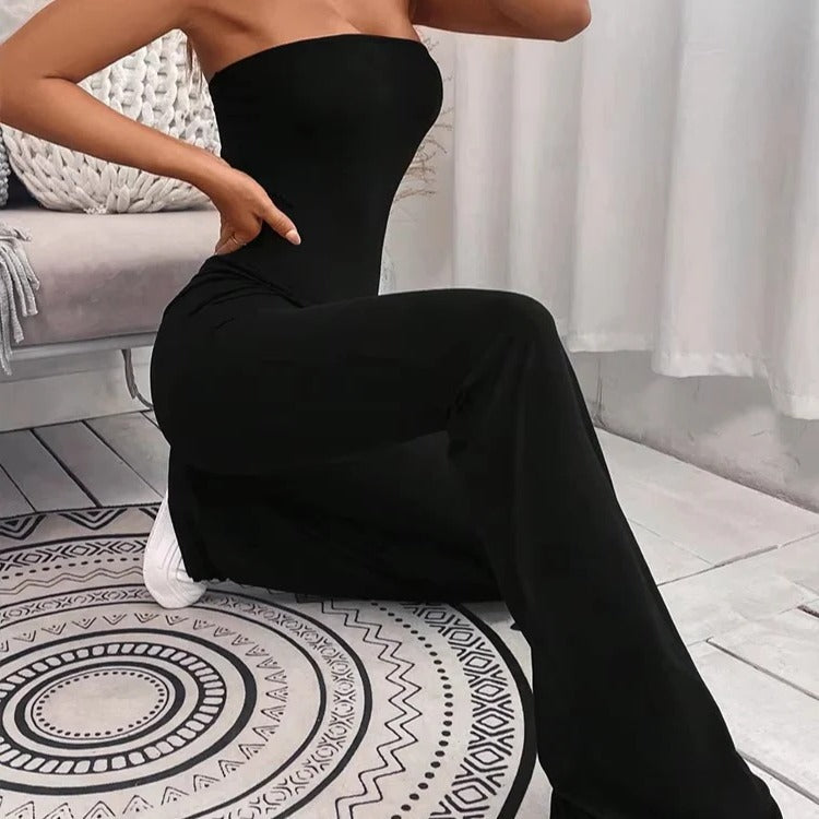 Women's Casual Summer Jumpsuit Pants - Adjustable Waist, Slim Fit, Stylish & Comfortable