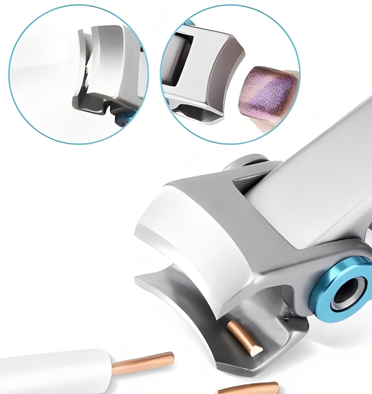Ergonomic Stainless Steel Nail Clipper for Thick Nails - Precision Design for Easy Trimming & Comfort Grip
