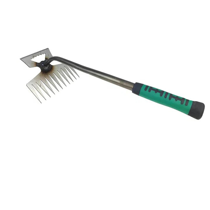 Ergonomic Manual Weed Remover Tool - Effortlessly Eliminate Dandelions & Thistles