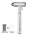 Multi-Function Metal Car Emergency Tool - Window Breaker & Seatbelt Cutter for Safety & Rescue