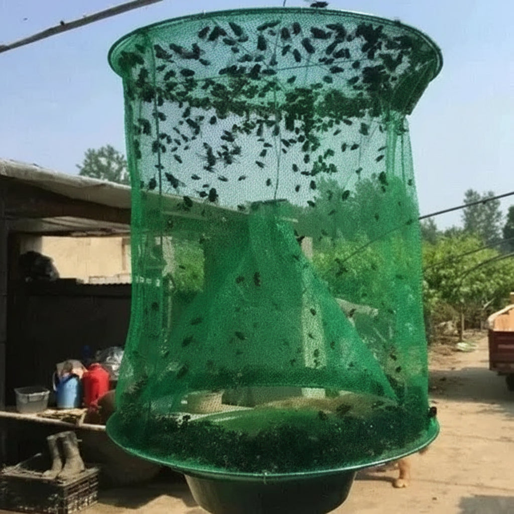 Eco-Friendly Reusable Fly Trap for Barns and Ranches - Effective Insect Control Solution