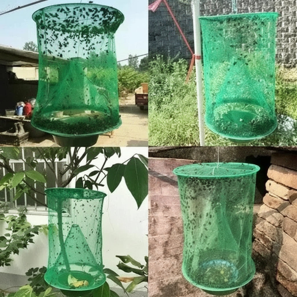 Eco-Friendly Reusable Fly Trap for Barns and Ranches - Effective Insect Control Solution