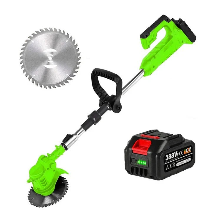 Cordless Electric Grass Trimmer & Lawn Edger - Lightweight, Rechargeable, & Ergonomic Design for Effortless Lawn Care