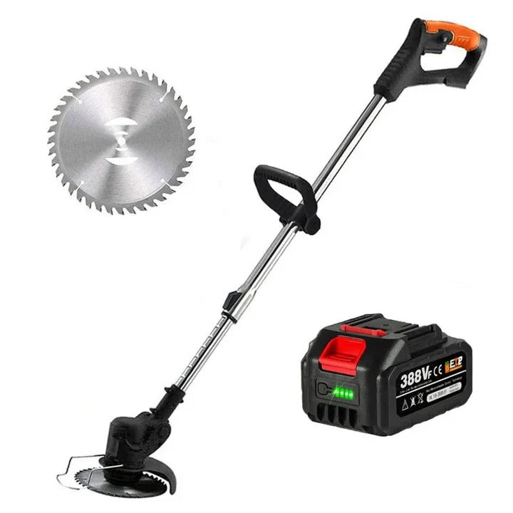 Cordless Electric Grass Trimmer & Lawn Edger - Lightweight, Rechargeable, & Ergonomic Design for Effortless Lawn Care