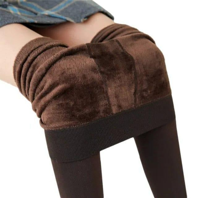 Women's Stretchy Fleece-Lined Leggings - Warm & Cozy Cold Weather Tights