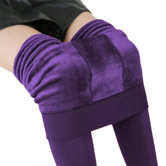 Women's Stretchy Fleece-Lined Leggings - Warm & Cozy Cold Weather Tights