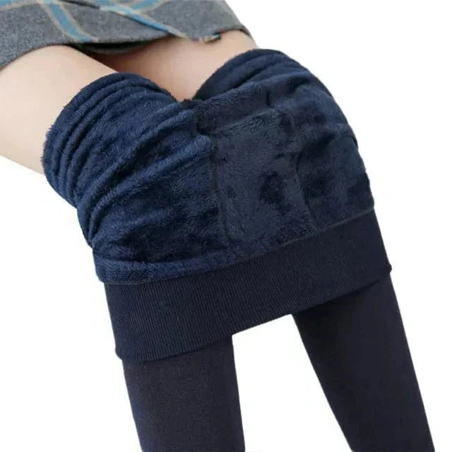 Women's Stretchy Fleece-Lined Leggings - Warm & Cozy Cold Weather Tights