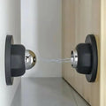 Premium Stainless Steel Magnetic Door Stop - Wall Mount Holder for Secure Door Control