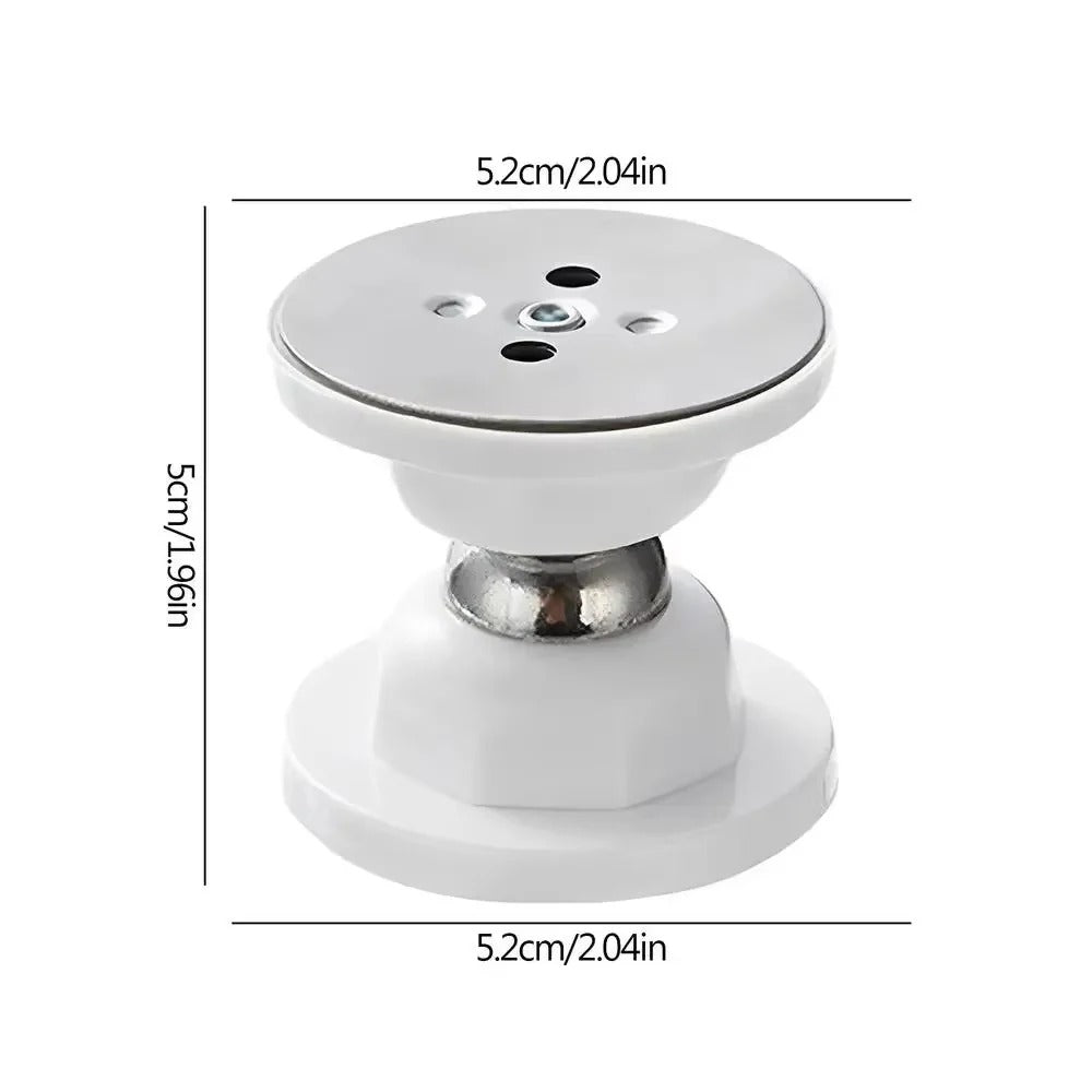 Premium Stainless Steel Magnetic Door Stop - Wall Mount Holder for Secure Door Control