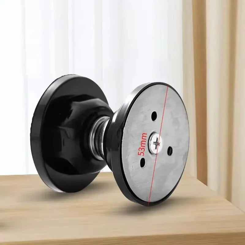 Premium Stainless Steel Magnetic Door Stop - Wall Mount Holder for Secure Door Control