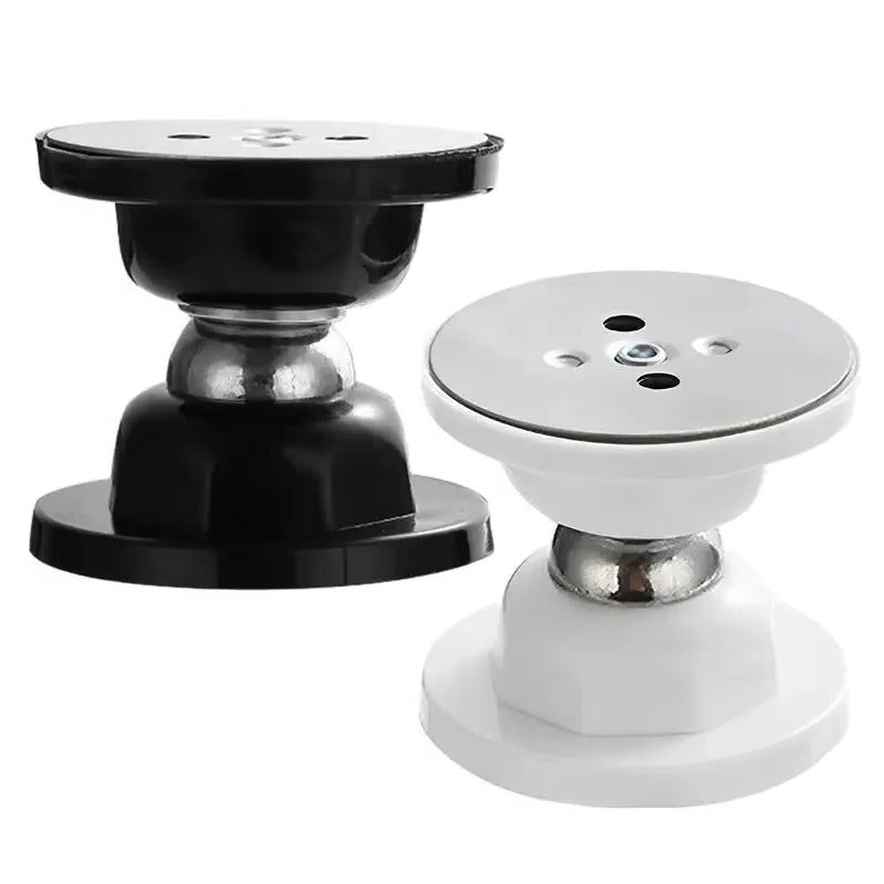 Premium Stainless Steel Magnetic Door Stop - Wall Mount Holder for Secure Door Control