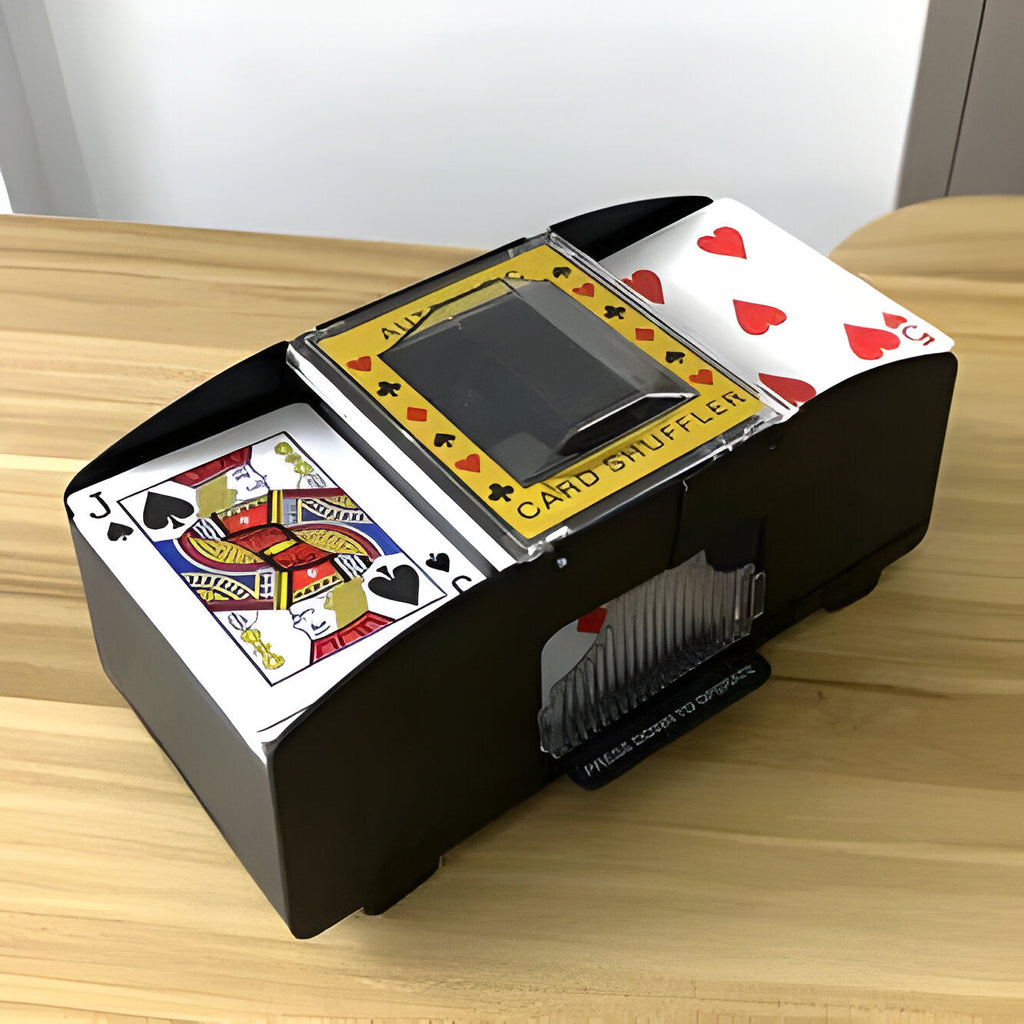 Automatic Playing Card Shuffler - 2, 4, & 6 Deck Capacity Models for Effortless Game Setup