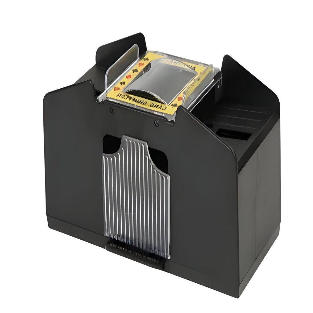 Automatic Playing Card Shuffler - 2, 4, & 6 Deck Capacity Models for Effortless Game Setup