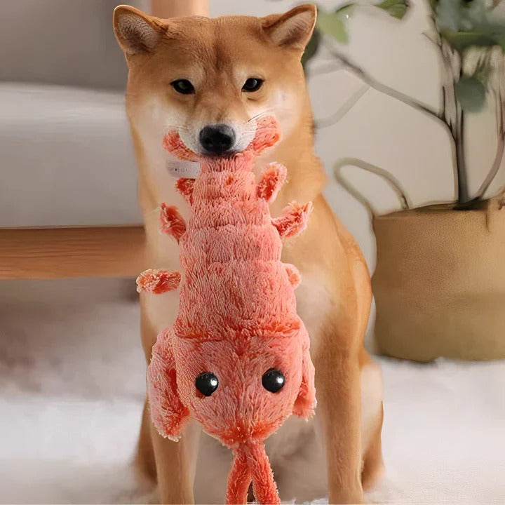 Interactive Floppy Lobster Dog Toy - Durable Plush Pet Toy for Fun Playtime