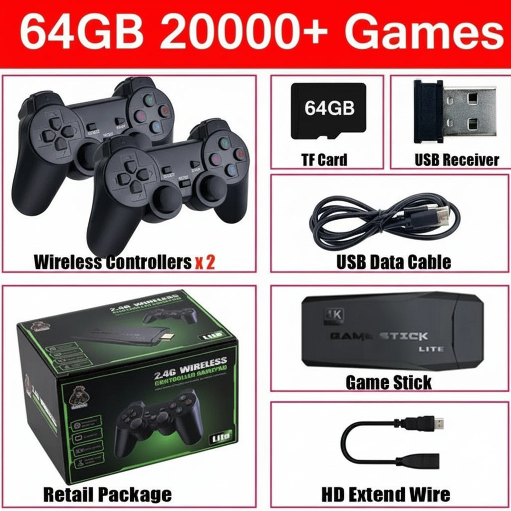 HDMI-Compatible Video Game Console for TV - Ultimate Gaming Experience