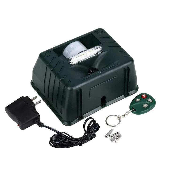 Ultrasonic Pest Control Device - Effective Bird & Woodpecker Repellent for Home & Garden