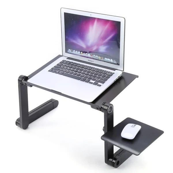 Adjustable Laptop Stand Desk Mount - Height & Angle Adjustable for Ergonomic Comfort