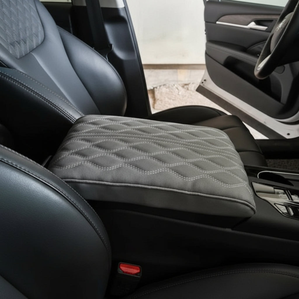 Premium Armrest Pad for Car Center Console - Comfortable, Durable, and Easy to Install