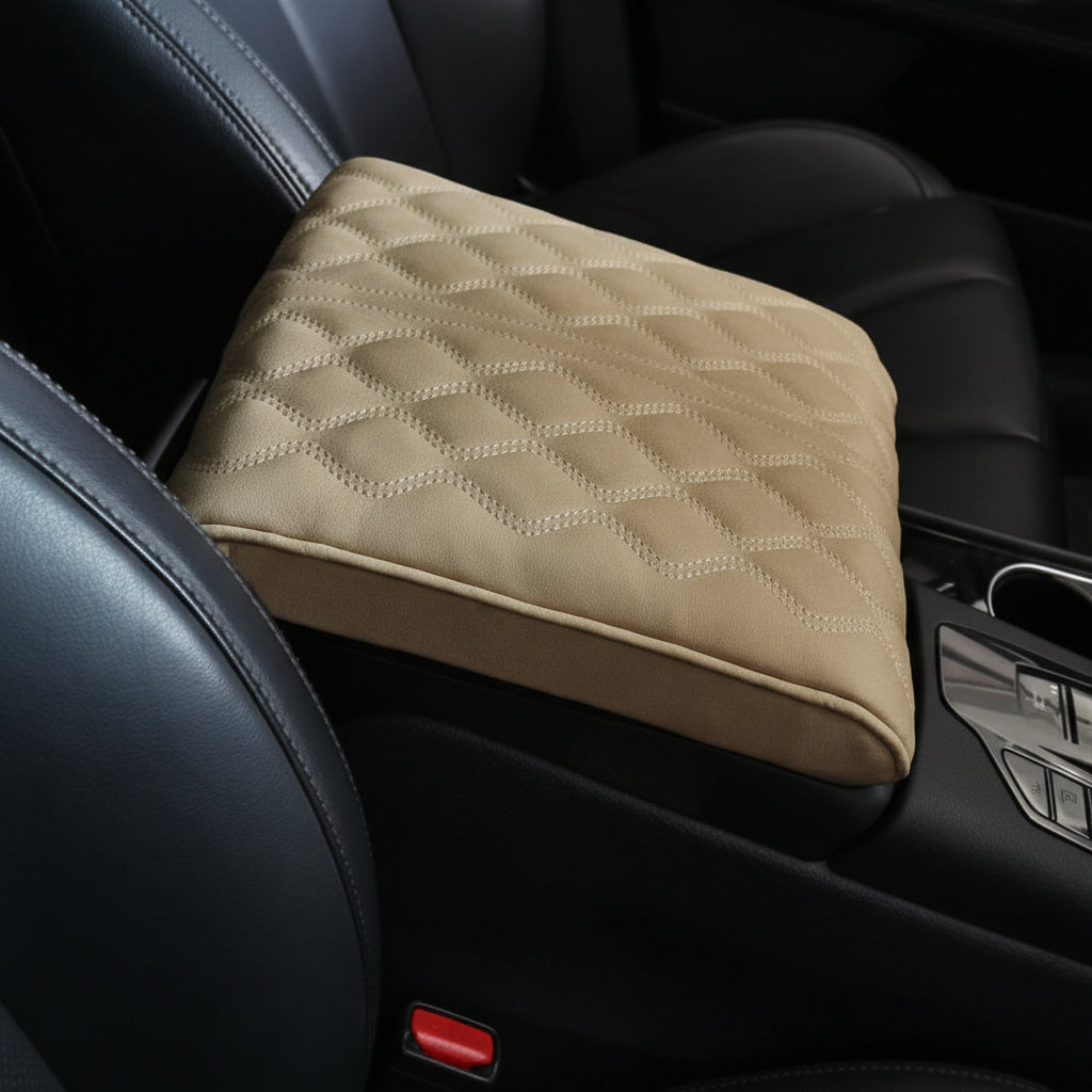 Premium Armrest Pad for Car Center Console - Comfortable, Durable, and Easy to Install
