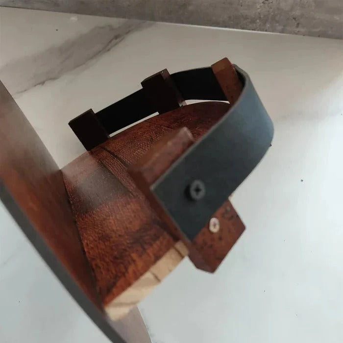 Rustic Whiskey Barrel Stave Shelf | Handmade Reclaimed Wood Wall Decor