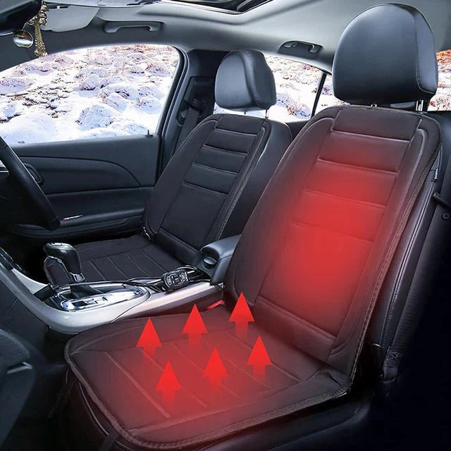 Premium Heated Car Seat Cushion with Full Coverage - Adjustable Heat Settings for Ultimate Comfort