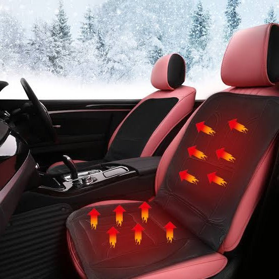 Premium Heated Car Seat Cushion with Full Coverage - Adjustable Heat Settings for Ultimate Comfort