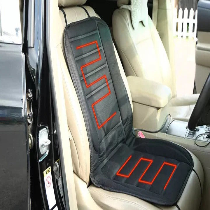 Premium Heated Car Seat Cushion with Full Coverage - Adjustable Heat Settings for Ultimate Comfort