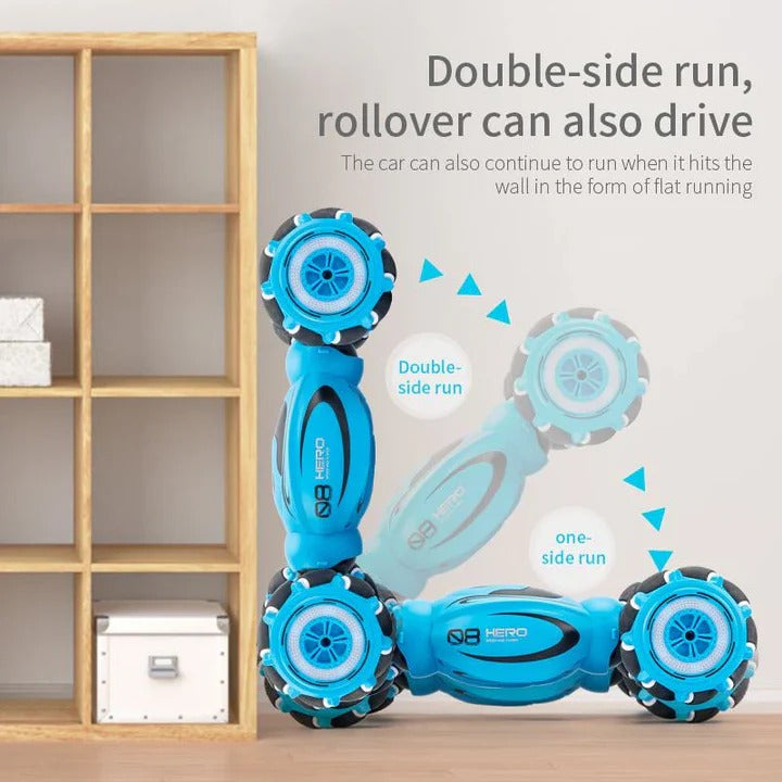 Multi-Directional Remote Control Vehicle - Versatile RC Car with Unique Wheel Design for All-Terrain Fun