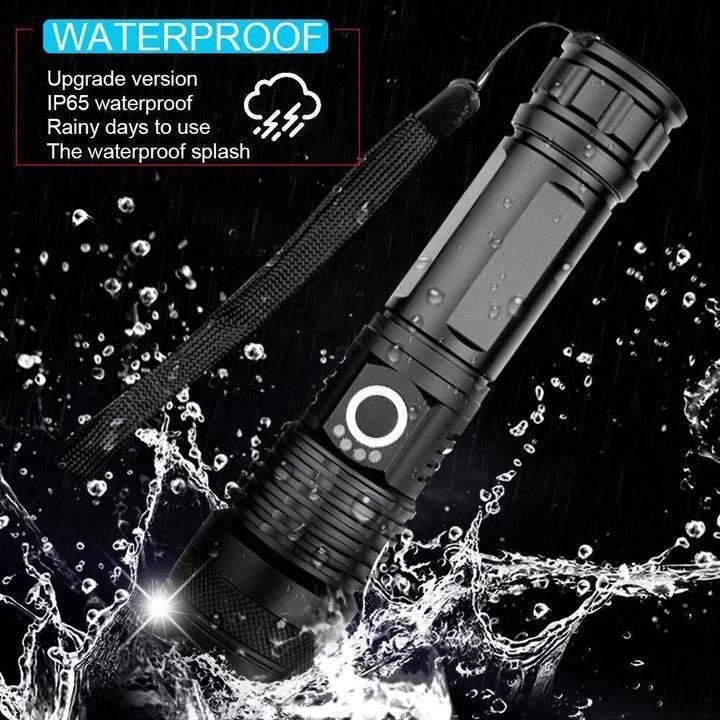 High-Performance XHP50 LED Torch Flashlight - Ultra Bright, Durable & Compact Design