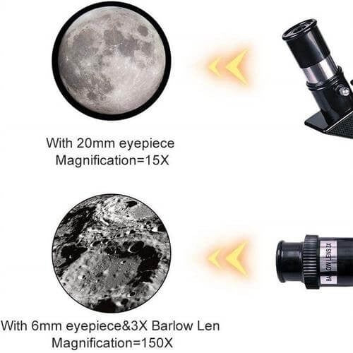 High-Performance Astronomical Refractor Telescope with Interchangeable Eyepieces for Stellar Observations