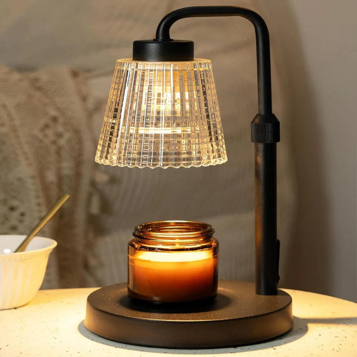 Dimmable Candle Lamp Warmer - Adjustable Heat & Light for Scented Candles | Elegant Home Decor & Relaxation