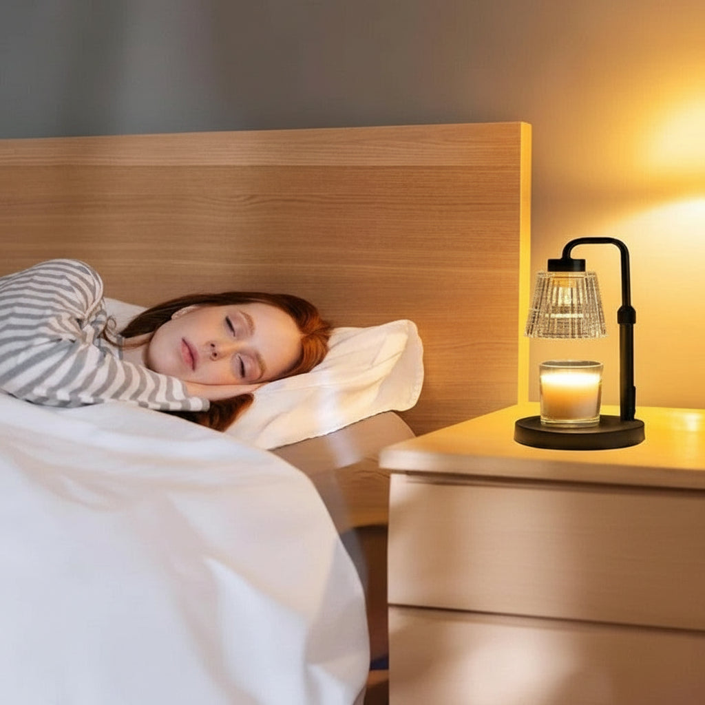 Dimmable Candle Lamp Warmer - Adjustable Heat & Light for Scented Candles | Elegant Home Decor & Relaxation