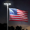 Solar LED Flagpole Light - Bright, Eco-Friendly Illumination for All-Night Visibility