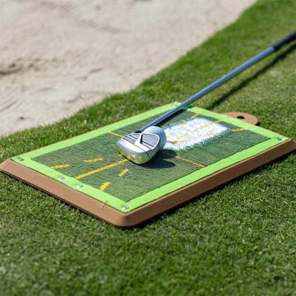 Golf Swing Path Practice Mat - Improve Your Swing Accuracy & Consistency | Indoor & Outdoor Training Aid