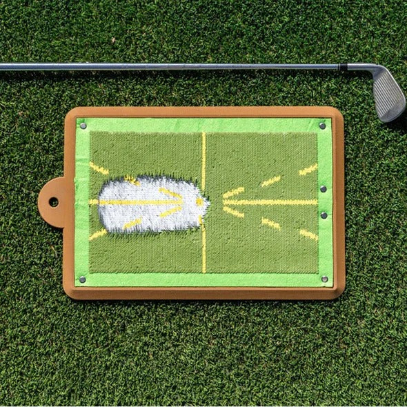 Golf Swing Path Practice Mat - Improve Your Swing Accuracy & Consistency | Indoor & Outdoor Training Aid