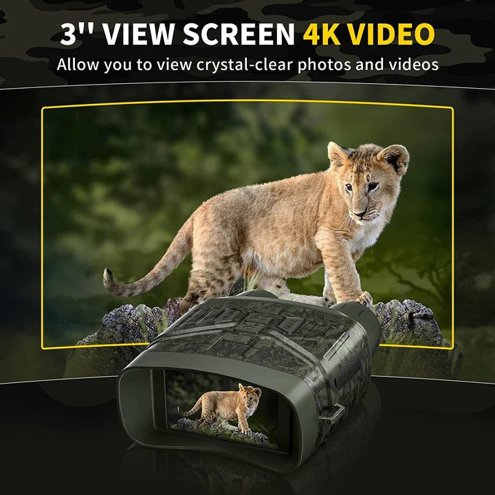 High-Performance Digital Night Vision Binoculars with Zoom - Perfect for Stargazing, Wildlife Observation, and Nighttime Adventures