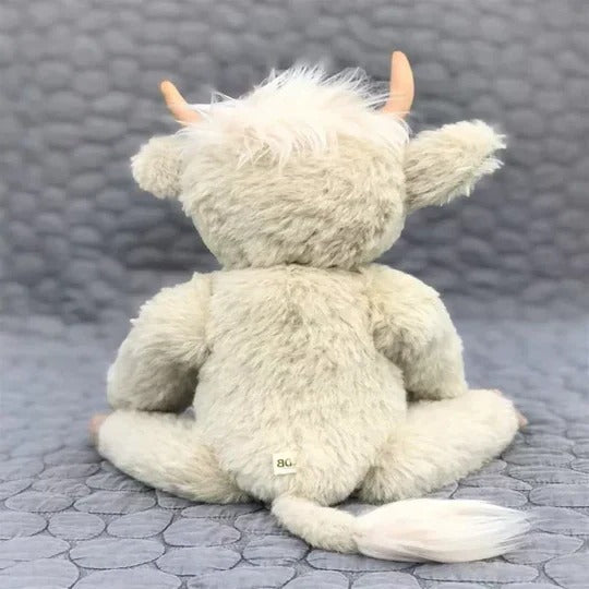 Soft Plush Highland Cow Stuffed Animal - Adorable Cow Figure for Kids & Collectors