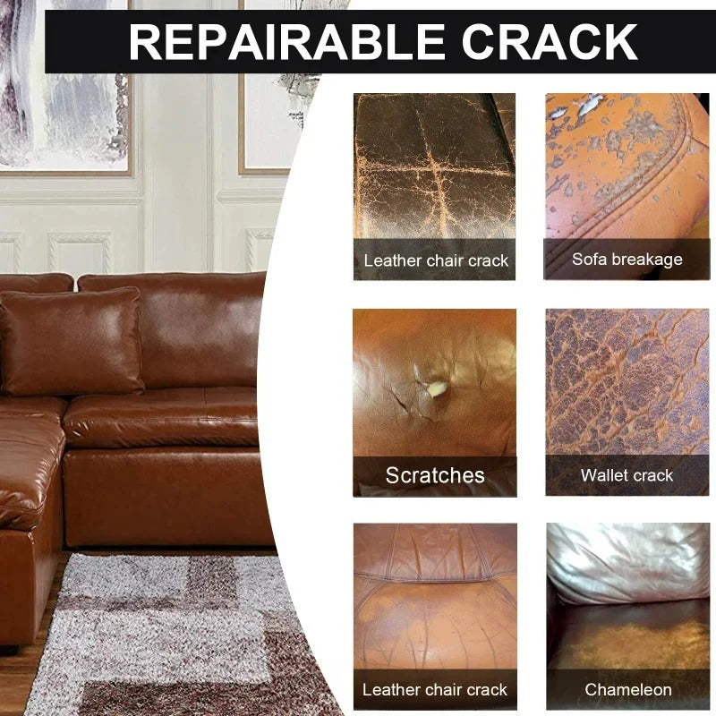 Premium Leather Surface Gel for Minor Scuffs & Color Touch-Ups - Restores & Revitalizes Leather Furniture & Accessories