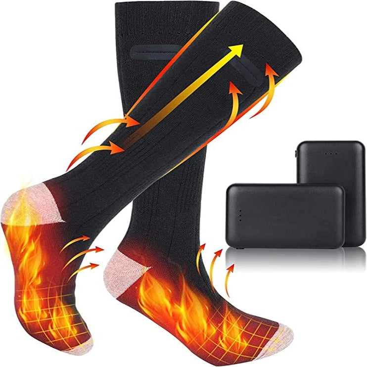Soft Knit Electric Heated Socks - Cozy Foot Warmers for Ultimate Comfort