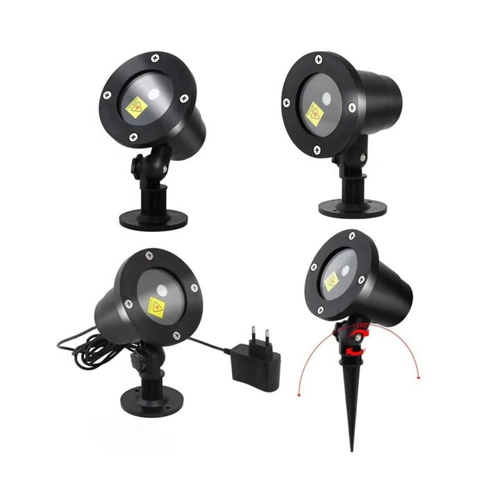 RGB Outdoor Light Projector with Remote Control - Color Changing LED Landscape Lighting for Parties, Events & Decorations