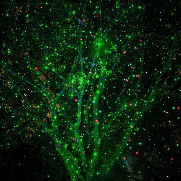 RGB Outdoor Light Projector with Remote Control - Color Changing LED Landscape Lighting for Parties, Events & Decorations