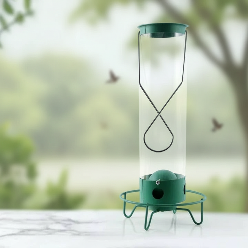 Squirrel-Proof Bird Feeder with Innovative Deterrent Features - Durable, Weather-Resistant Design for Backyard Birds
