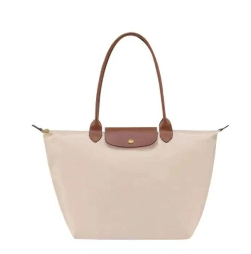 Elegant Top Handle Bag with Gold Tone Hardware - Stylish Women's Handbag for Any Occasion