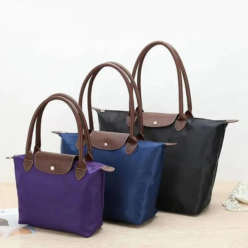 Elegant Top Handle Bag with Gold Tone Hardware - Stylish Women's Handbag for Any Occasion