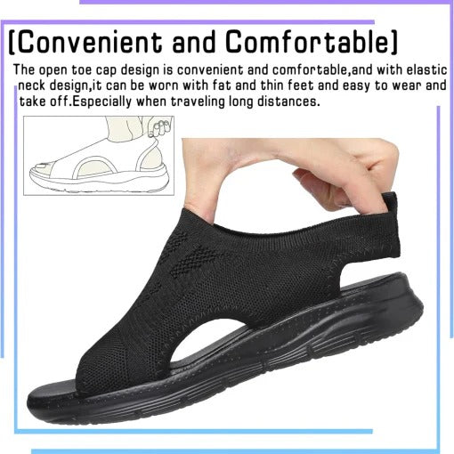 Comfortable Walking Sandals with Arch Support & Cushioned Footbed for All-Day Comfort