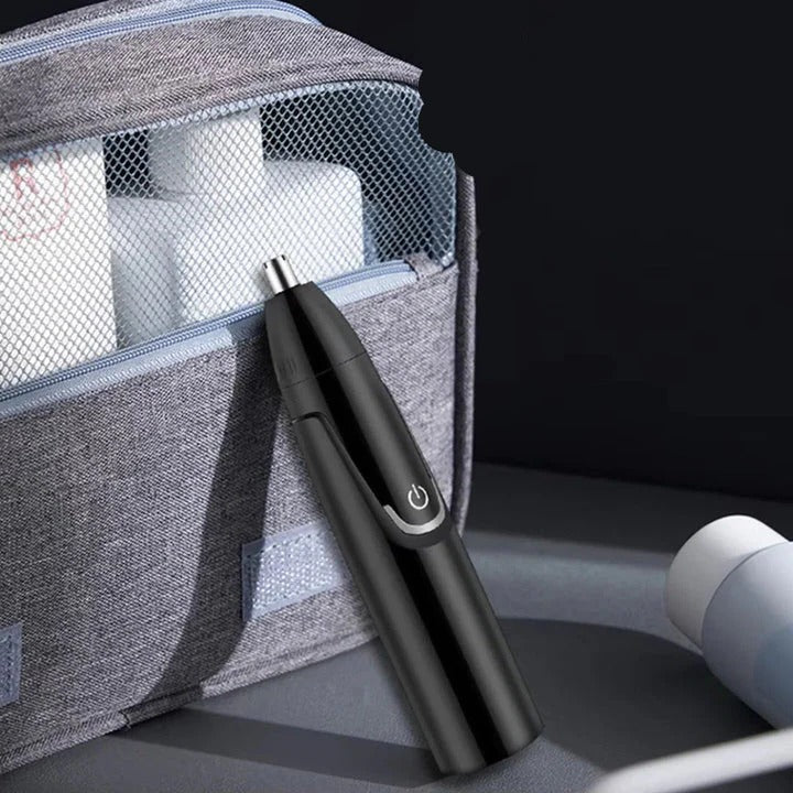 Premium Nose and Ear Hair Trimmer - Waterproof & Washable Head for Easy Cleaning