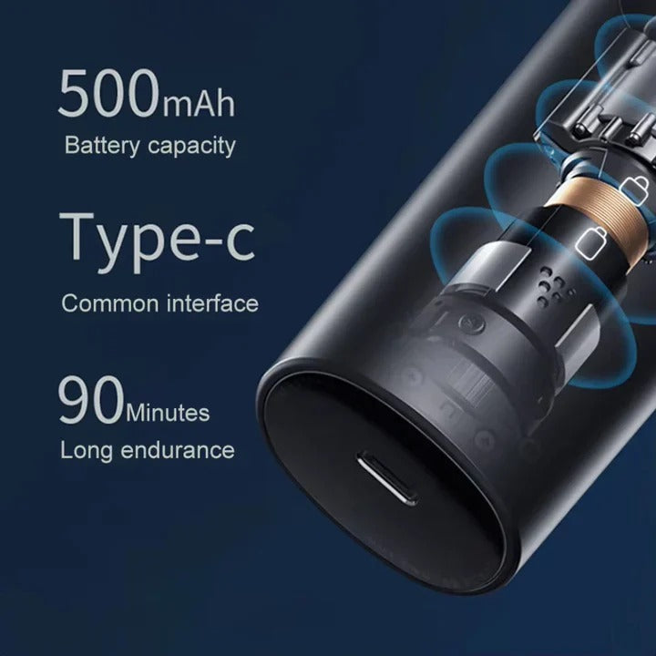 Premium Nose and Ear Hair Trimmer - Waterproof & Washable Head for Easy Cleaning